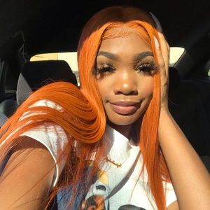 Orange wig